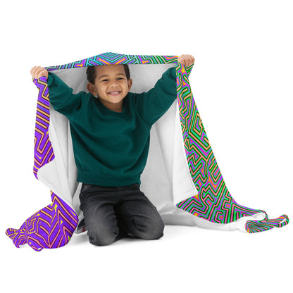 "Corteca V2" THROW BLANKET, 50″×60″, Front
