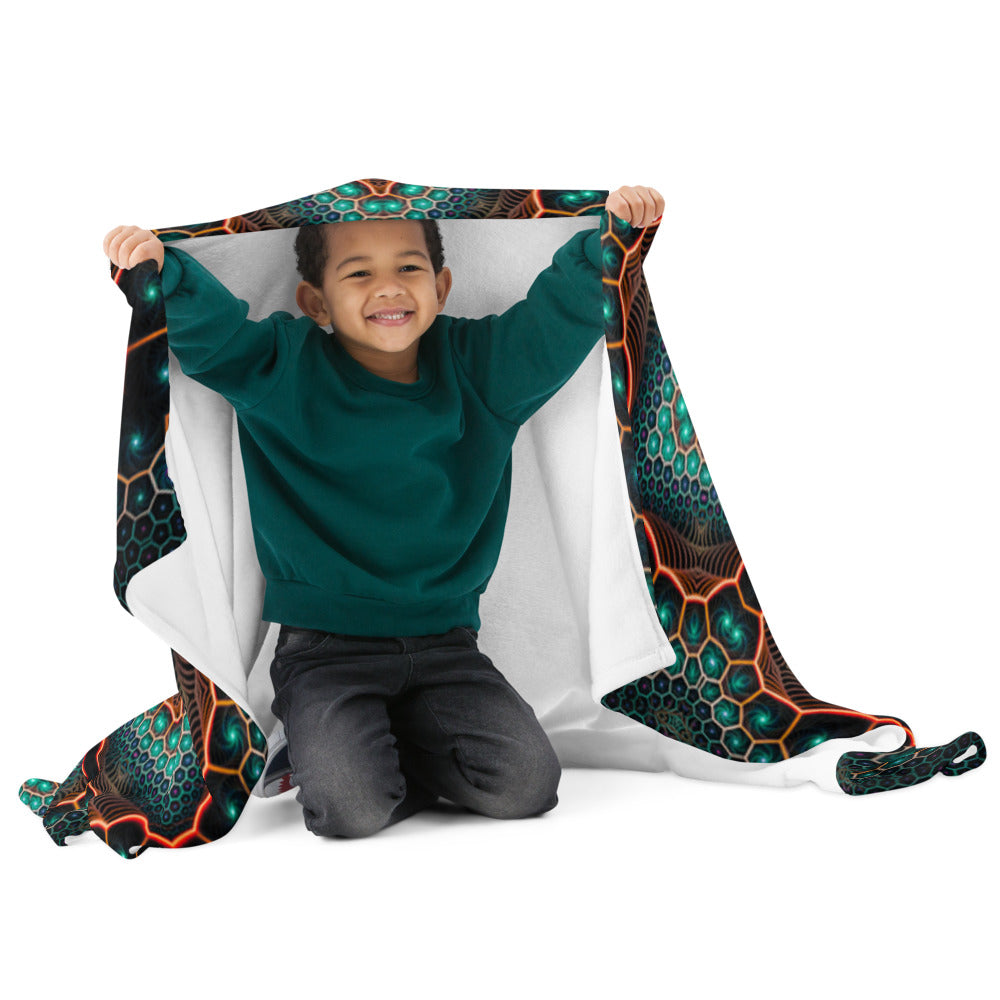 "Multiverse" THROW BLANKET, 50″×60″, Front