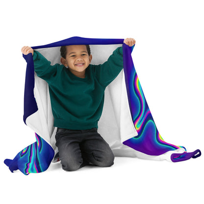 "All Melting Eye" THROW BLANKET, 50″×60″, Front
