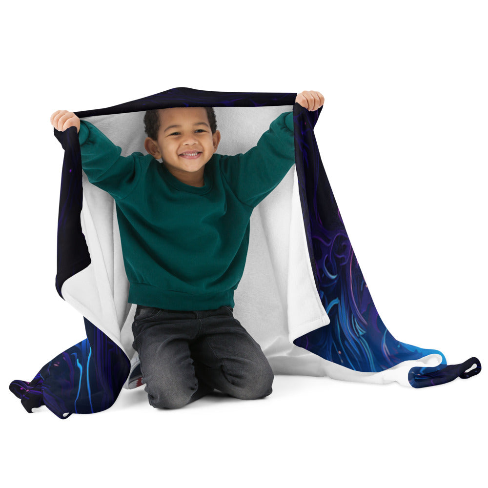 "Twilight Glow" THROW BLANKET, 50″×60″, Front