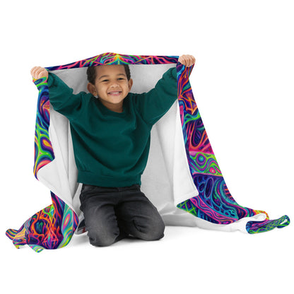 "Oh My Sri Yantra" THROW BLANKET, 50″×60″, Front