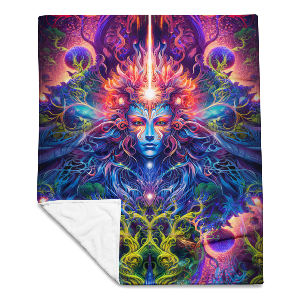 "The Sacred Vine" THROW BLANKET, 50″×60″, Front