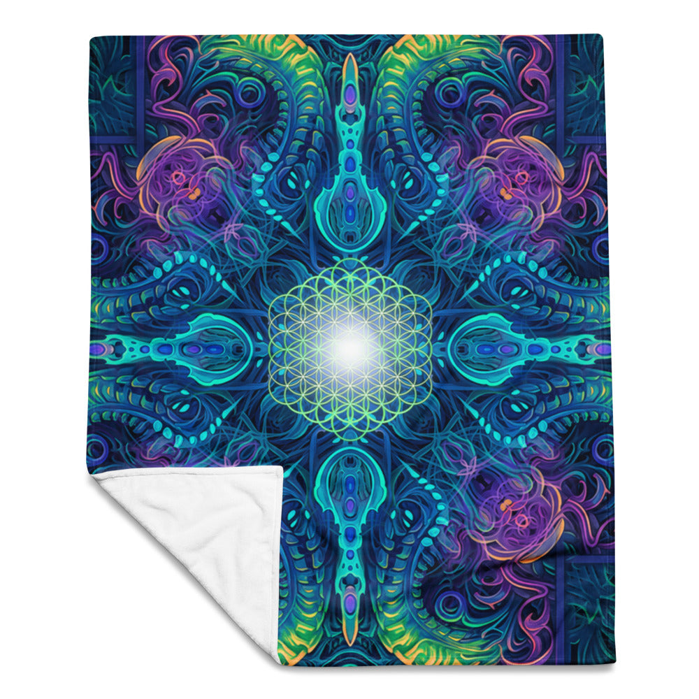 "Belladonna V2" THROW BLANKET, 50″×60″, Front