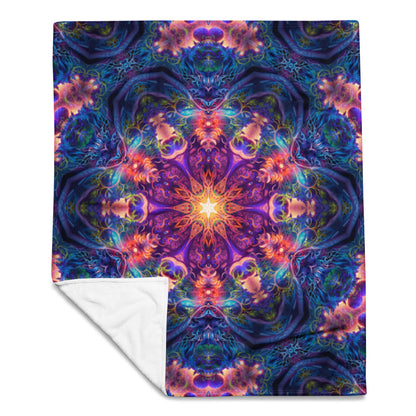 "The Sacred Circle" THROW BLANKET, 50″×60″, Front