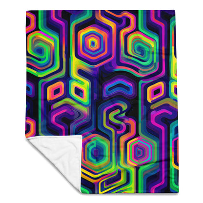"Tripnotist" THROW BLANKET, 50″×60″, Front