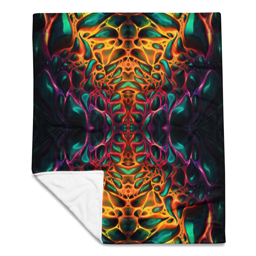 "The Dark Side" THROW BLANKET, 50″×60″, Front