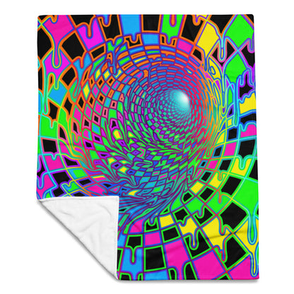 "Here We Go" THROW BLANKET, 50″×60″, Front