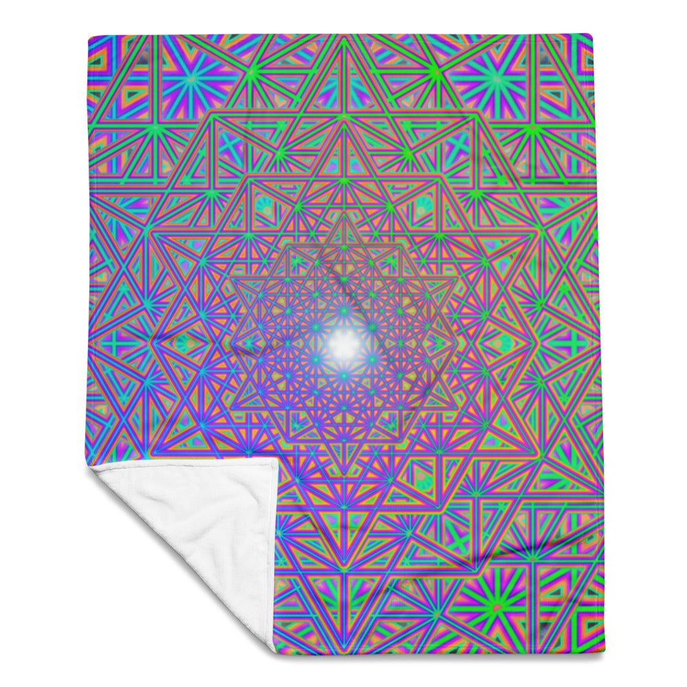 "Flower of Tron" THROW BLANKET, 50″×60″, Front