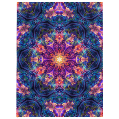 "The Sacred Circle" THROW BLANKET, 60″×80″, default