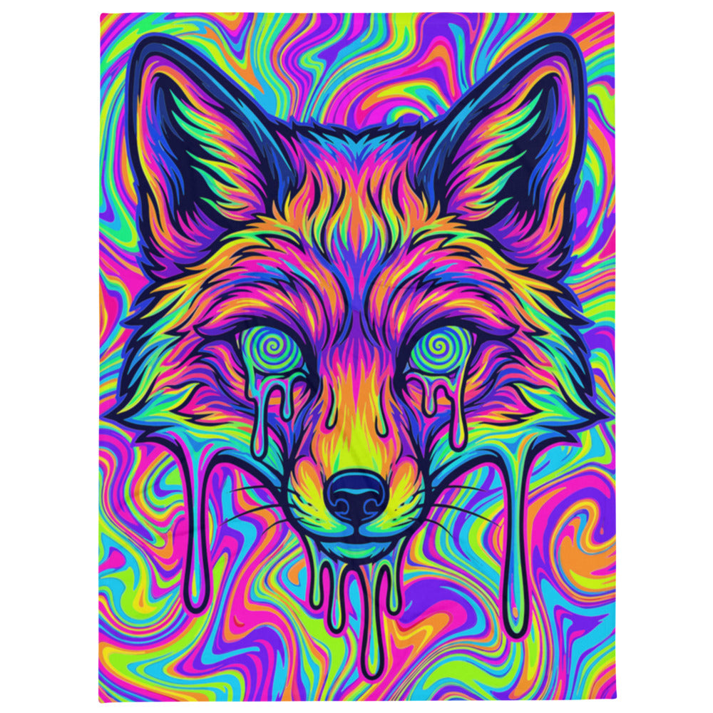 "Fox Hole" THROW BLANKET, 60″×80″, default