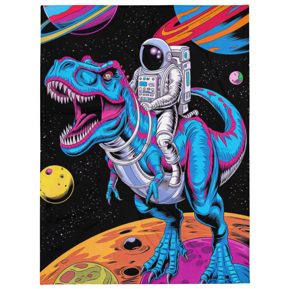 "Space-Rex" THROW BLANKET, 60″×80″, default