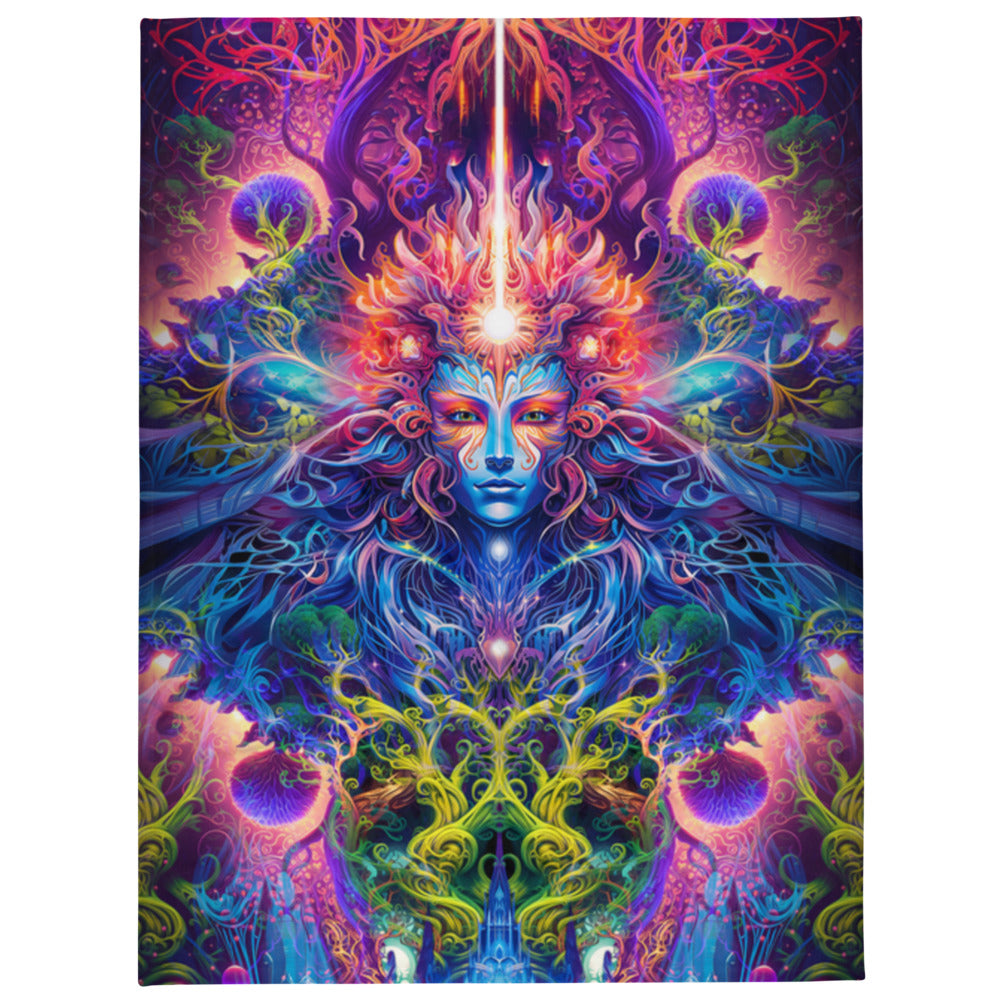 "The Sacred Vine" THROW BLANKET, 60″×80″, default