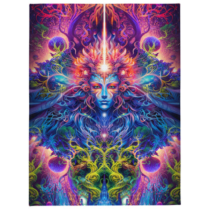 "The Sacred Vine" THROW BLANKET, 60″×80″, default