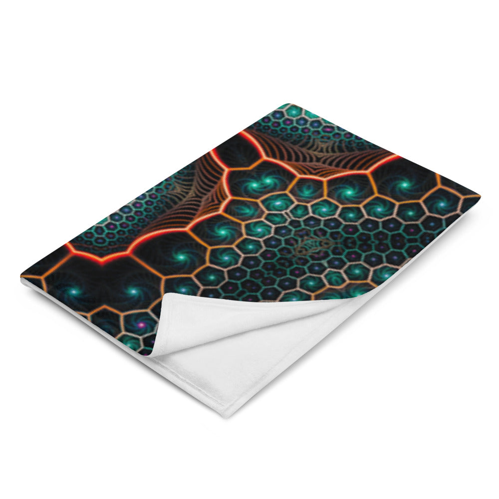 "Multiverse" THROW BLANKET, 60″×80″, Left Front