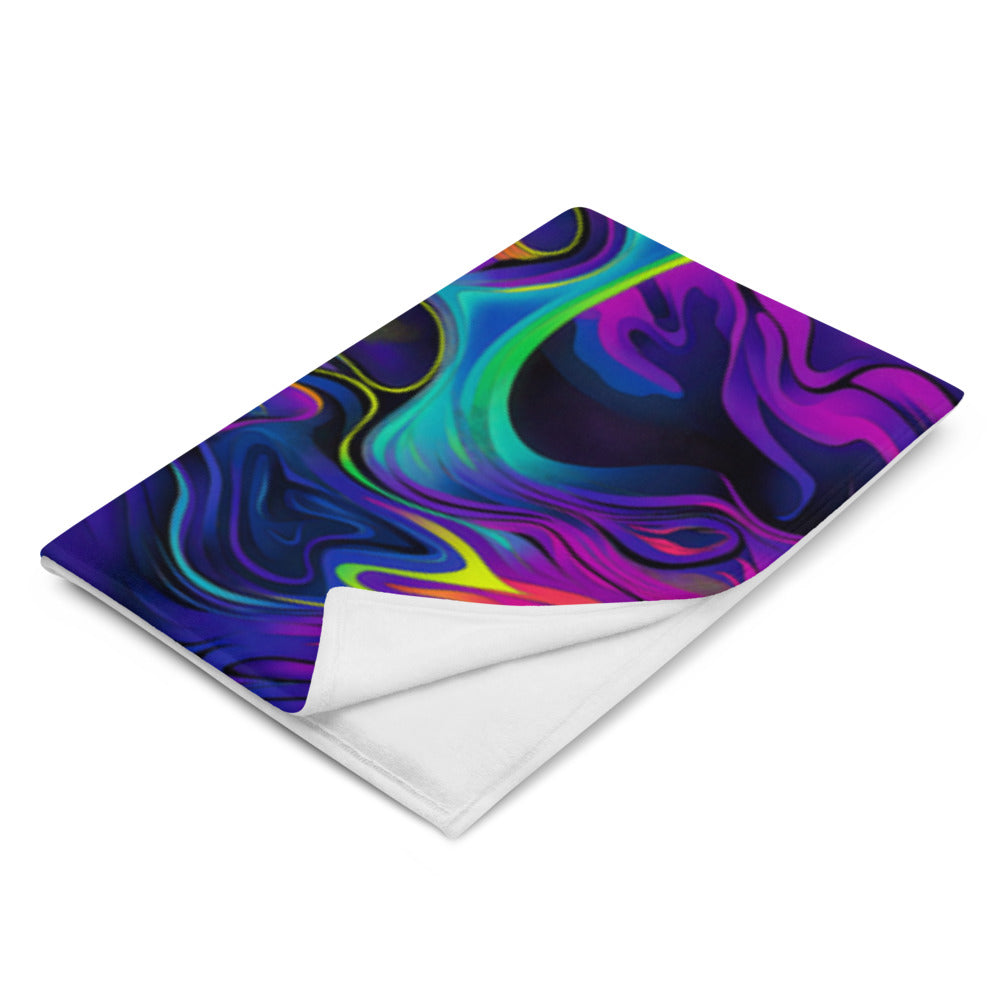 "Still Trippin'" THROW BLANKET, 60″×80″, Left Front