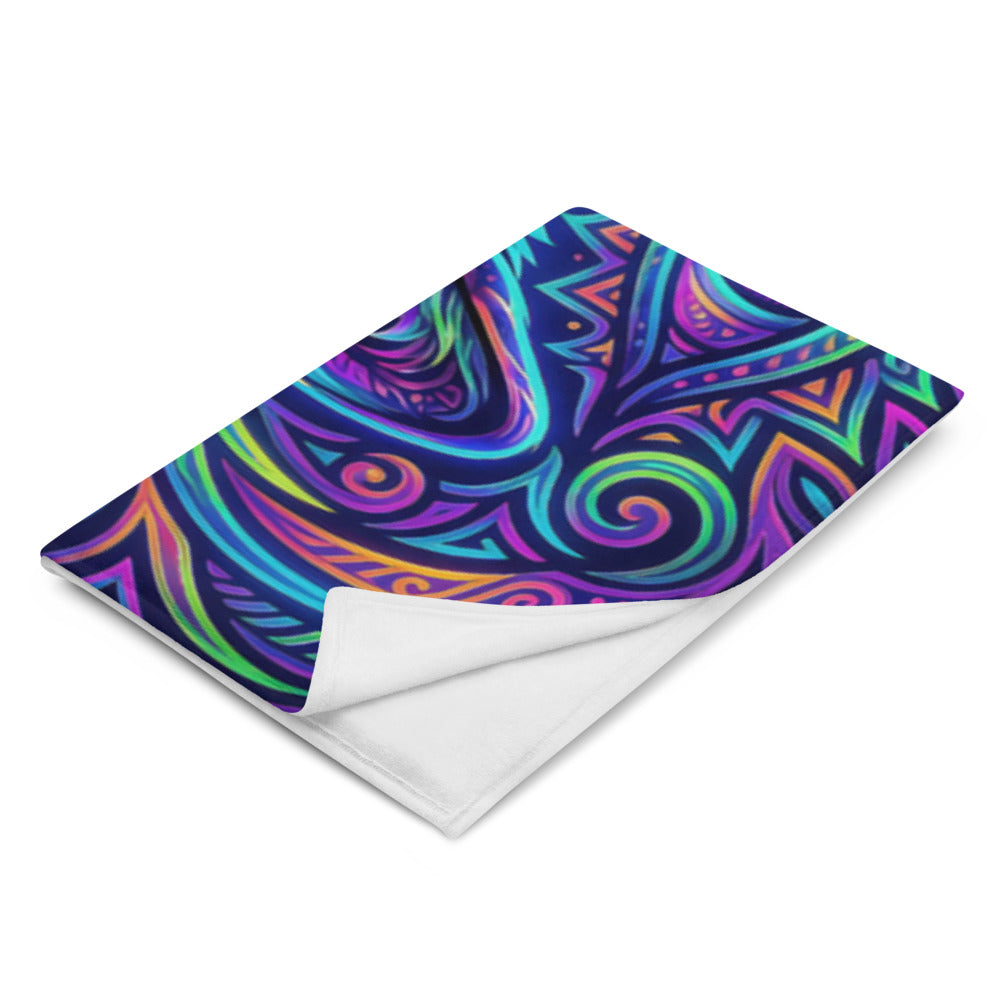 "Watchful Eyes" THROW BLANKET, 60″×80″, Left Front