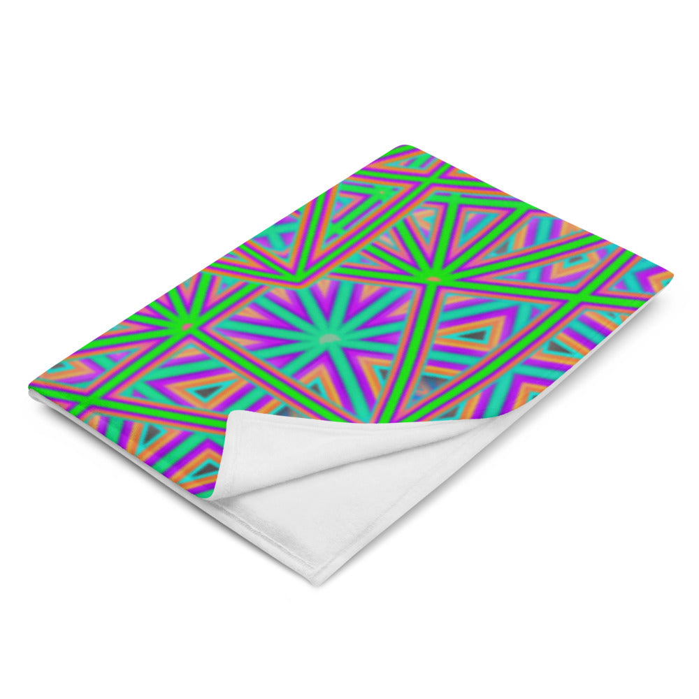 "Flower of Tron" THROW BLANKET, 60″×80″, Left Front