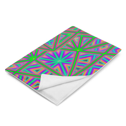 "Flower of Tron" THROW BLANKET, 60″×80″, Left Front