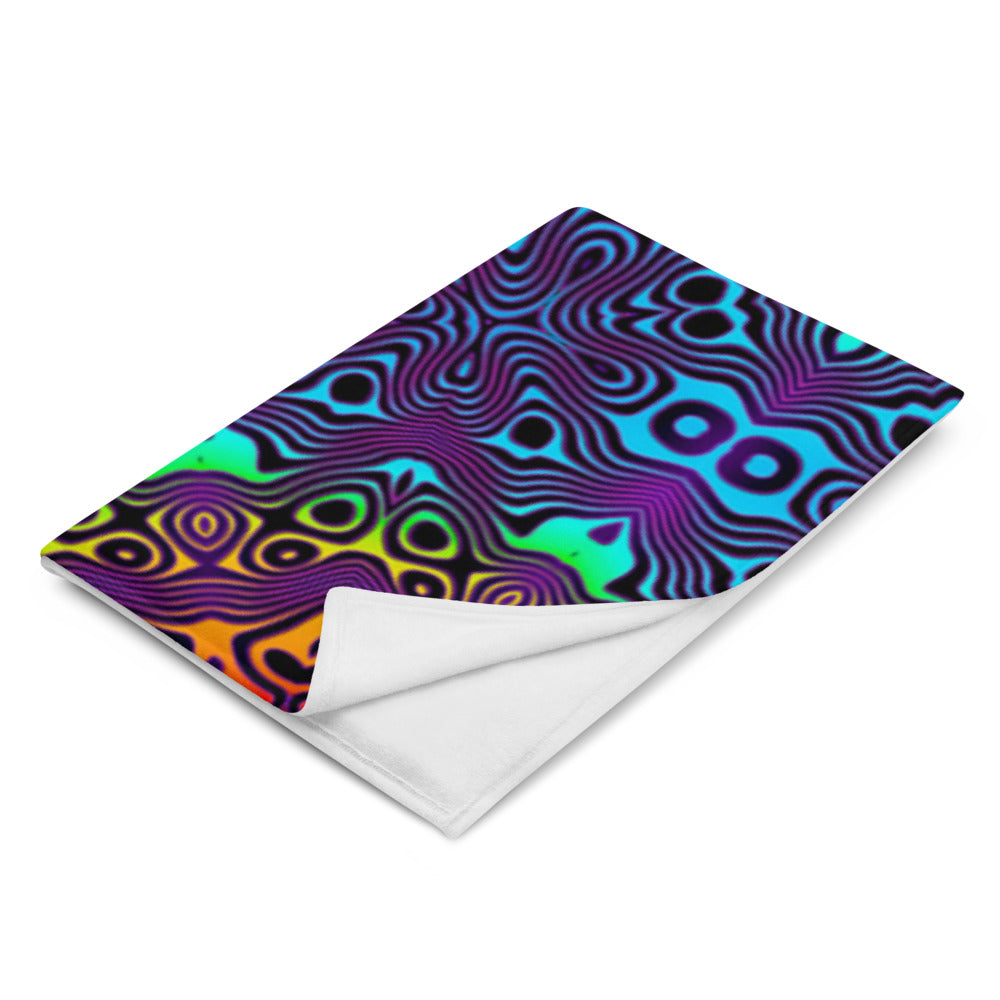 "Surf's Up" THROW BLANKET, 60″×80″, Left Front