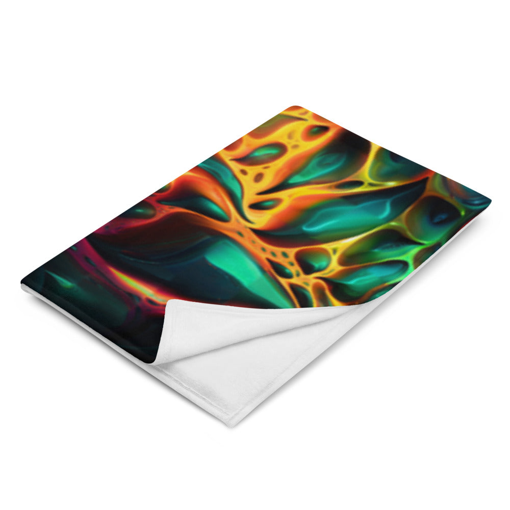"The Dark Side" THROW BLANKET, 60″×80″, Left Front