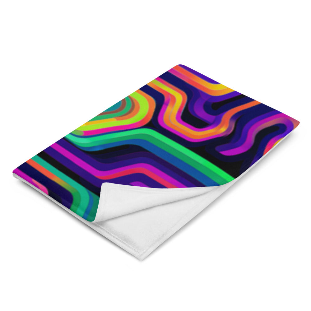 "Tripnotist" THROW BLANKET, 60″×80″, Left Front