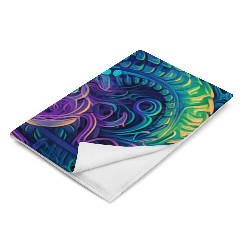 "Belladonna V2" THROW BLANKET, 60″×80″, Left Front