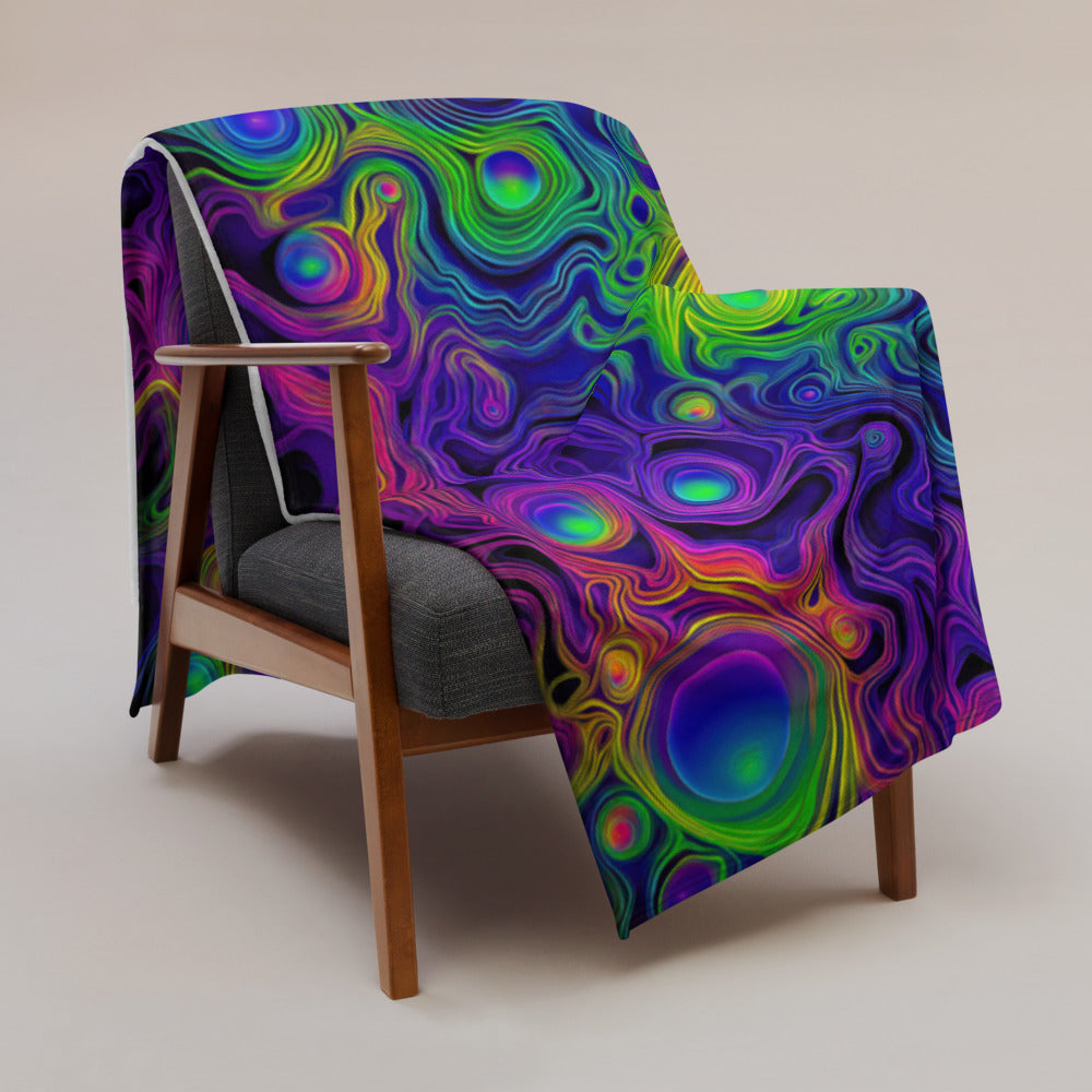 "The Good Stuff" THROW BLANKET, 60″×80″, Lifestyle