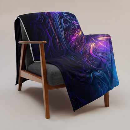 "Twilight Glow" THROW BLANKET, 60″×80″, Lifestyle