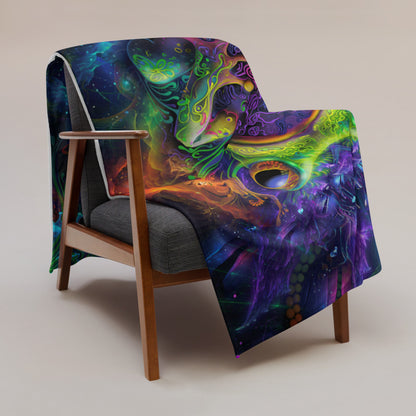 "Kiss Me" THROW BLANKET, 60″×80″, Lifestyle