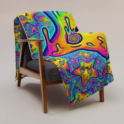 "Starstruck" THROW BLANKET, 60″×80″, Lifestyle