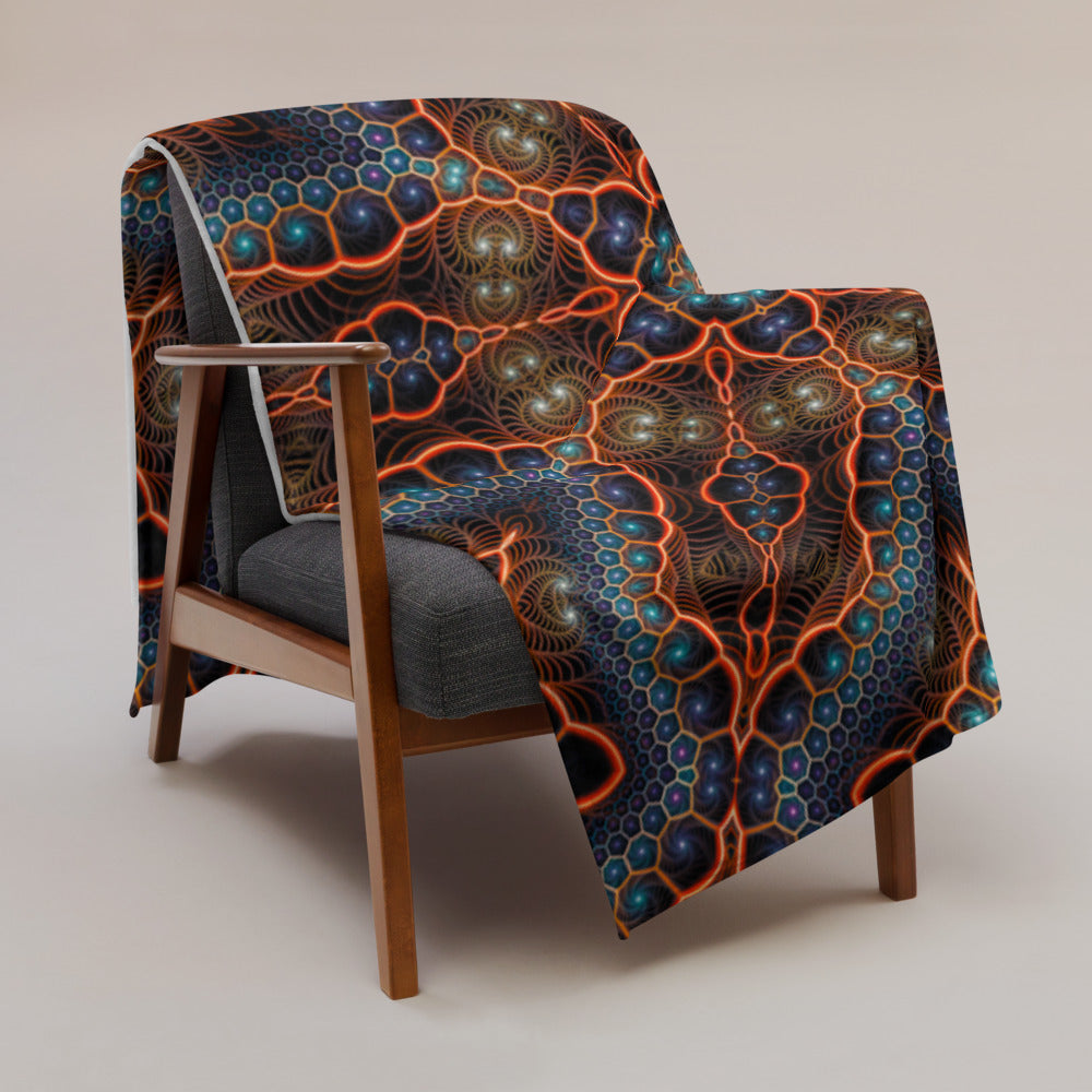 "Starry Night" THROW BLANKET, 60″×80″, Lifestyle