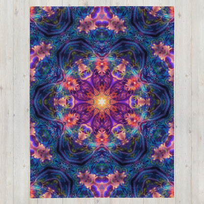 "The Sacred Circle" THROW BLANKET, 60″×80″, Front