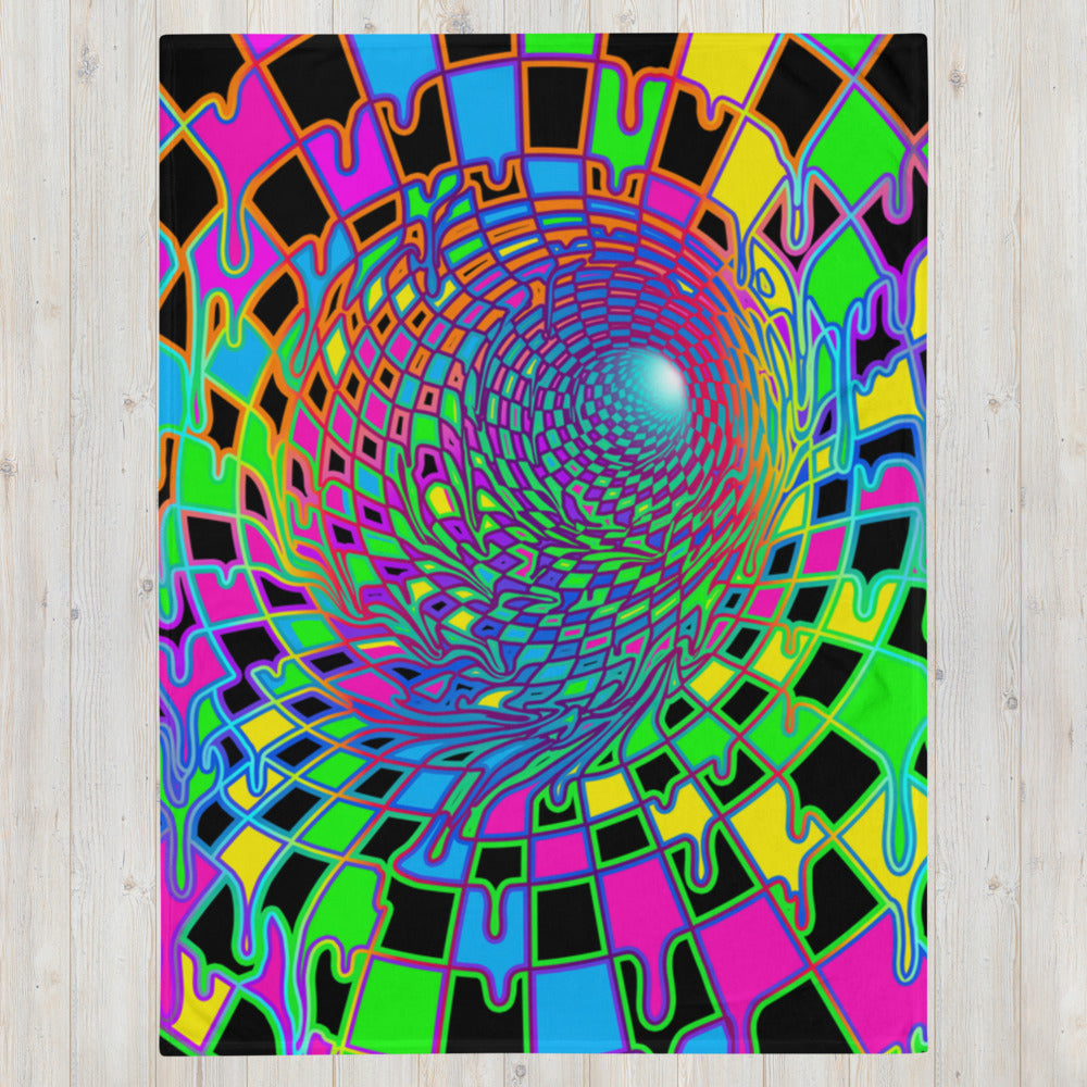 "Here We Go" THROW BLANKET, 60″×80″, Front