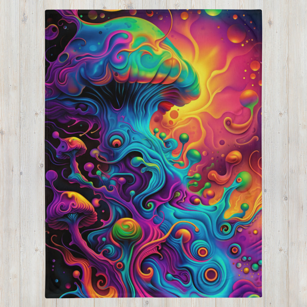 "Void Destroyer" THROW BLANKET, 60″×80″, Front