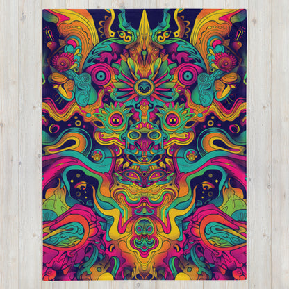 "Totem" THROW BLANKET, 60″×80″, Front