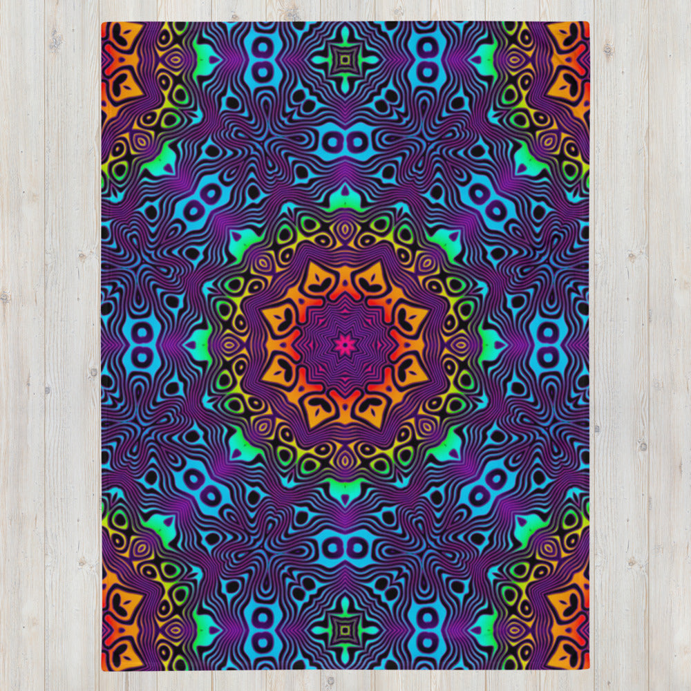 "Surf's Up" THROW BLANKET, 60″×80″, Front