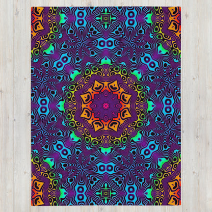 "Surf's Up" THROW BLANKET, 60″×80″, Front