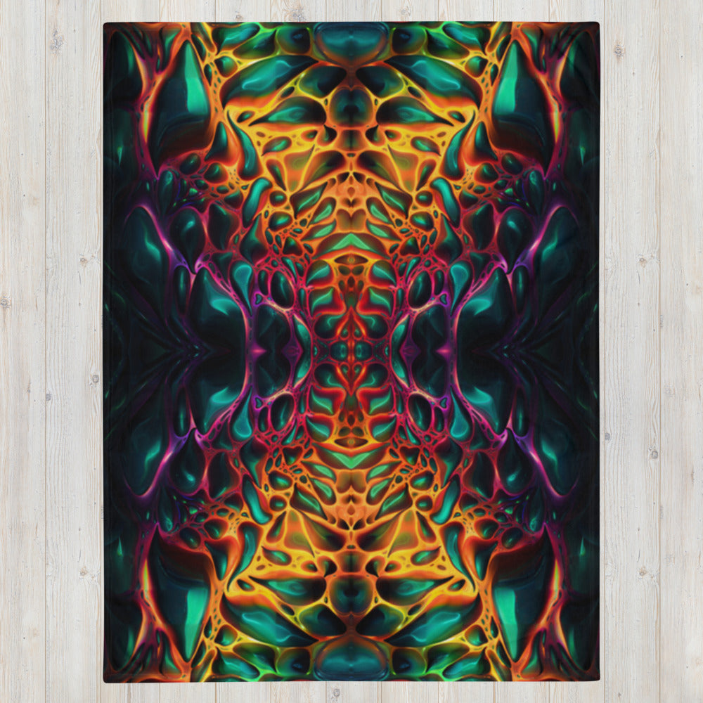 "The Dark Side" THROW BLANKET, 60″×80″, Front