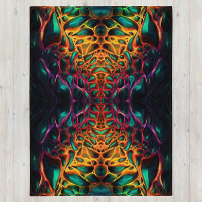 "The Dark Side" THROW BLANKET, 60″×80″, Front