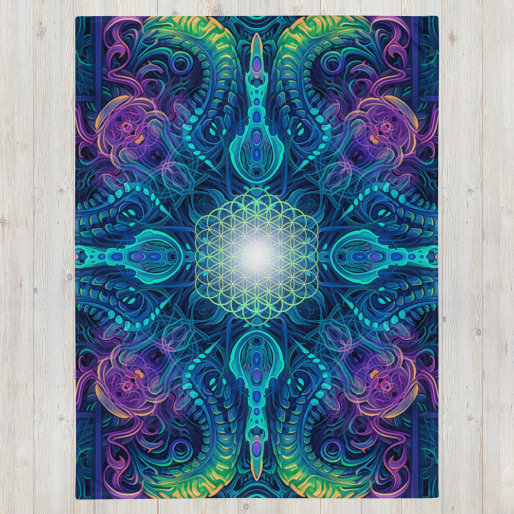 "Belladonna V2" THROW BLANKET, 60″×80″, Front