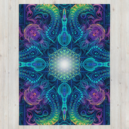 "Belladonna V2" THROW BLANKET, 60″×80″, Front