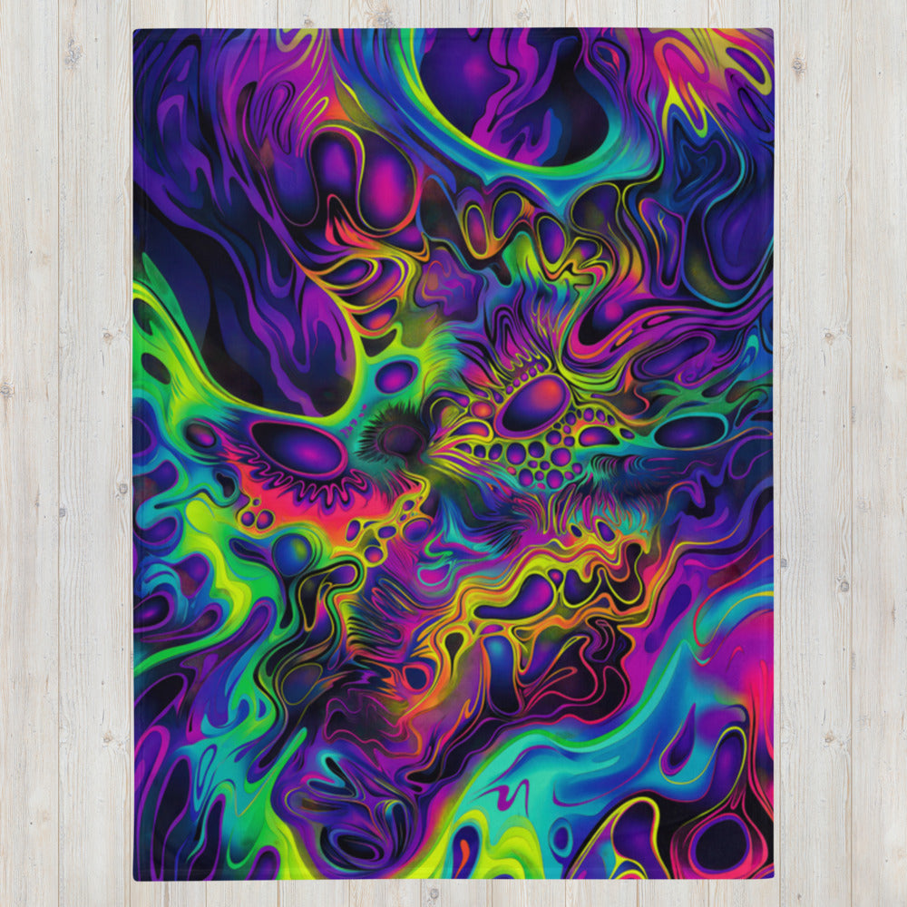 "Still Trippin'" THROW BLANKET, 60″×80″, Front