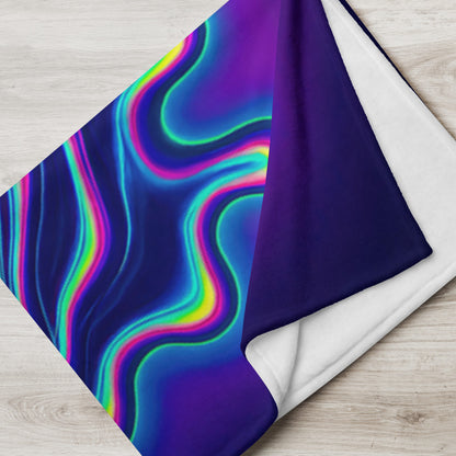 "All Melting Eye" THROW BLANKET, 60″×80″, Lifestyle