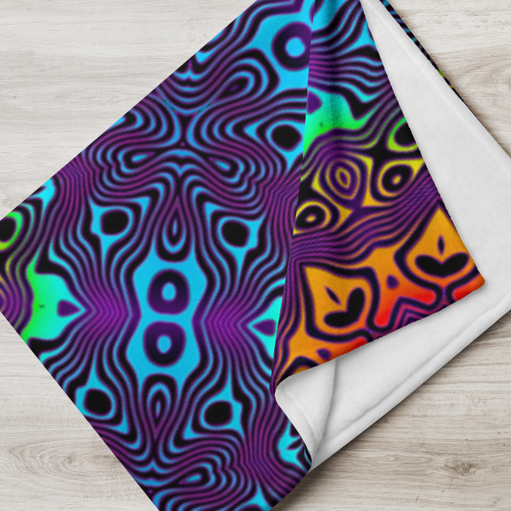 "Surf's Up" THROW BLANKET, 60″×80″, Lifestyle