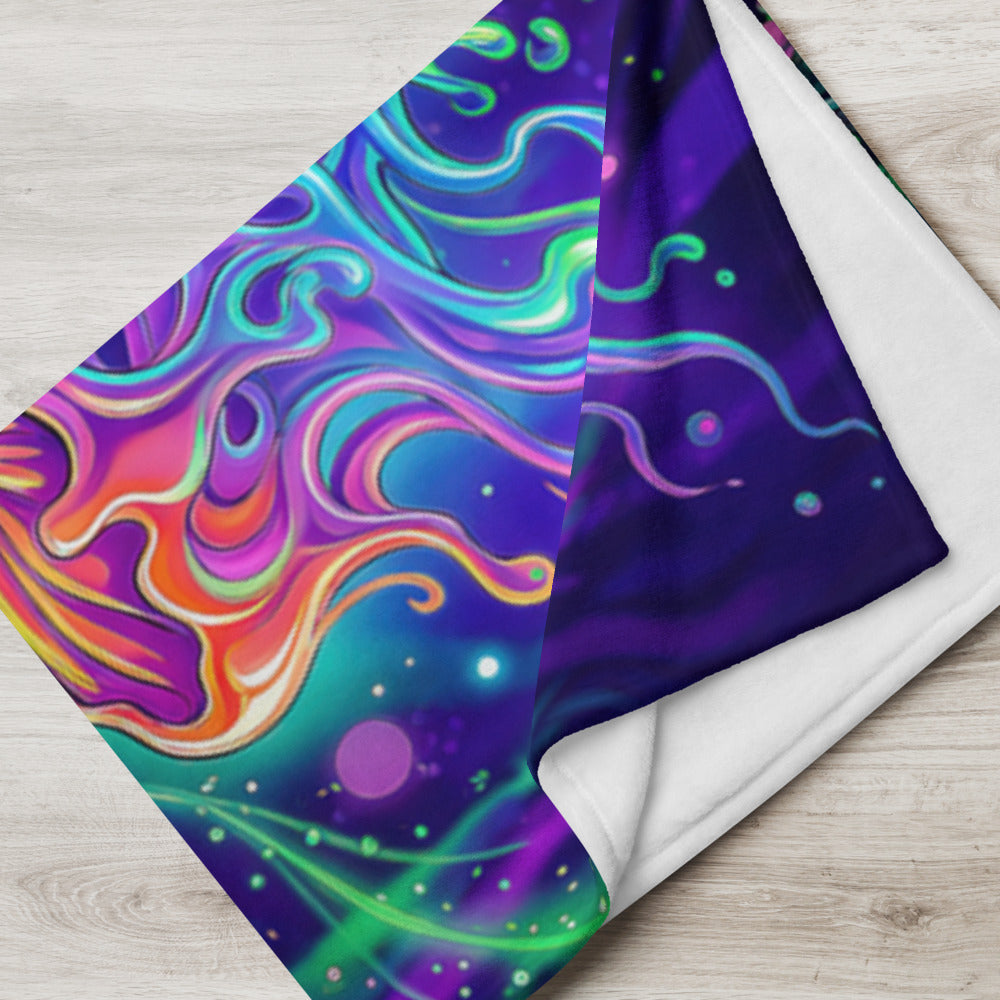 "Beyond Physical" THROW BLANKET, 60″×80″, Lifestyle