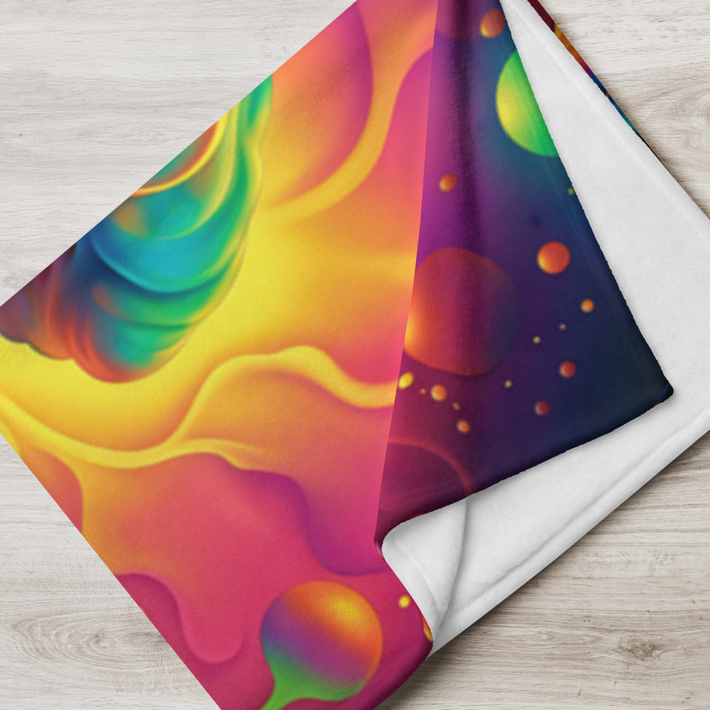 "Void Destroyer" THROW BLANKET, 60″×80″, Lifestyle