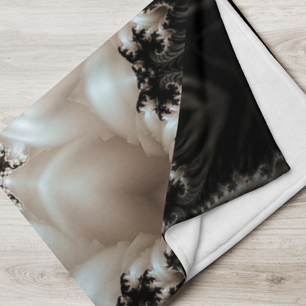 "Duality" THROW BLANKET, 60″×80″, Lifestyle