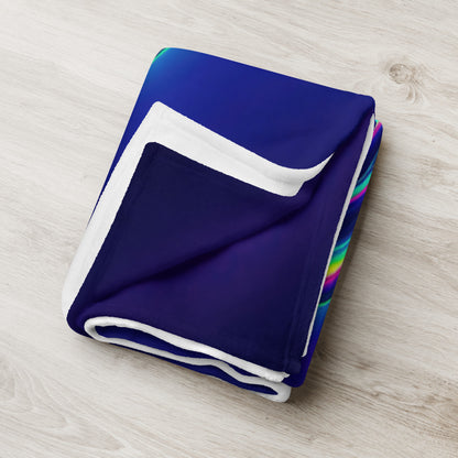 "All Melting Eye" THROW BLANKET, 60″×80″, Lifestyle 2