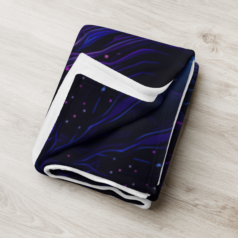 "Twilight Glow" THROW BLANKET, 60″×80″, Lifestyle 2