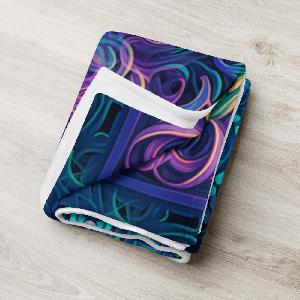 "Belladonna V2" THROW BLANKET, 60″×80″, Lifestyle 2